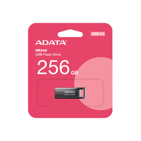 ADATA UR340/256GB/USB 3.2/USB-A/Čierna
