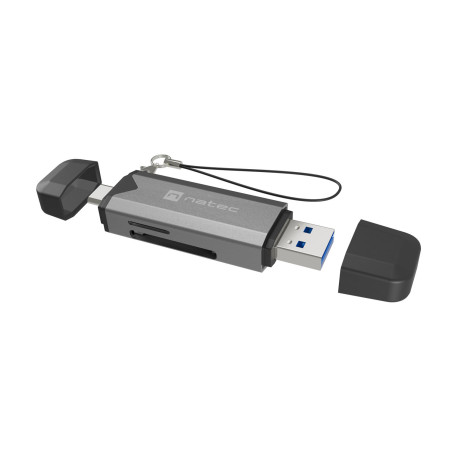 Čítačka kariet Natec SCARAB 3 USB-A + USB-C 3.1 GEN 1/microSD/microSDHC/microSDXC/SD/SDHC/SDXC/T-Flash