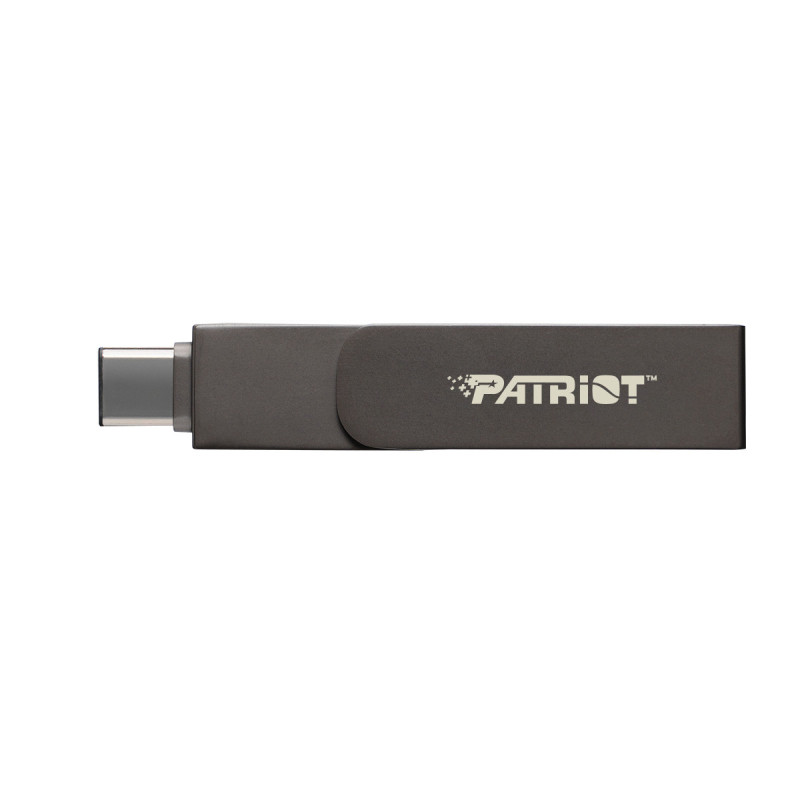 Patriot iLuxe Stick C MFi/512GB/USB 3.2/Lightning + USB-C/Čierna