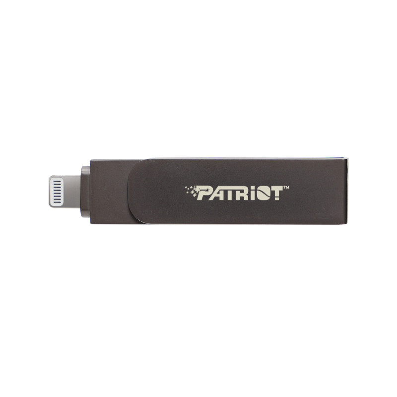 Patriot iLuxe Stick C MFi/512GB/USB 3.2/Lightning + USB-C/Čierna