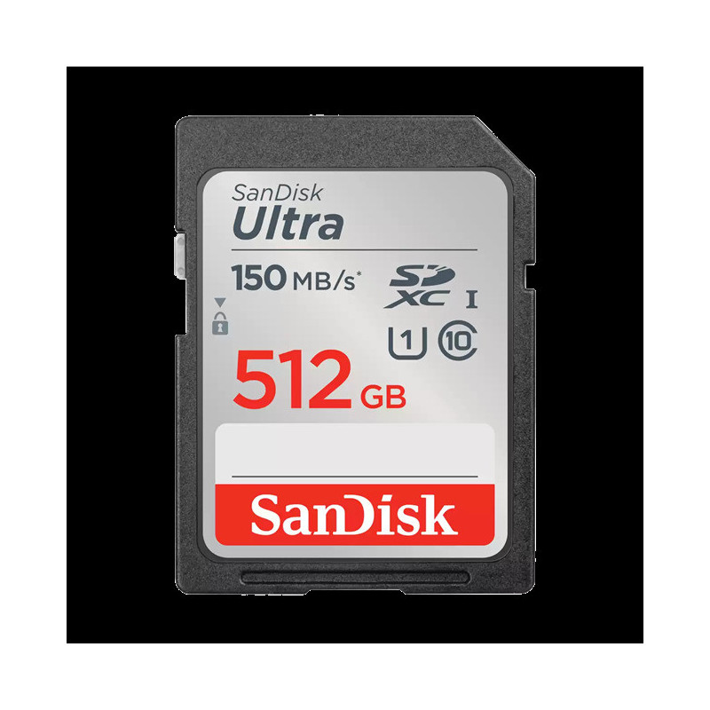 SanDisk Ultra SDXC 512GB 150MB/s Class10 UHS-I