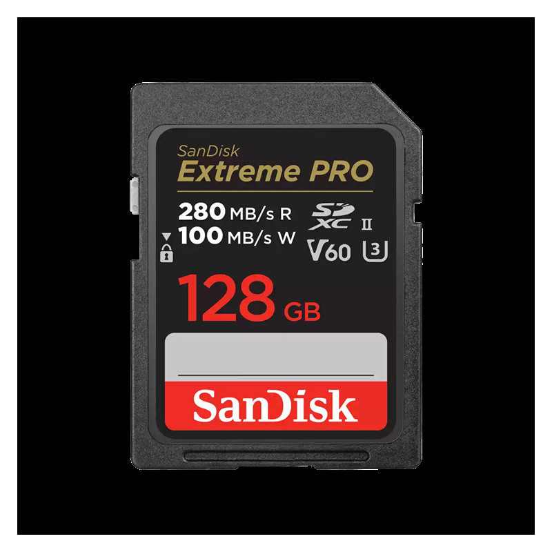 SanDisk Extreme PRO 128GB 280MB/s V60 UHS-II