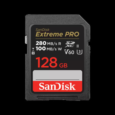 SanDisk Extreme PRO 128GB 280MB/s V60 UHS-II
