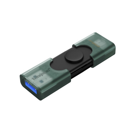 DataTraveler Duo G2/256GB/USB 3.2/USB-A + USB-C/Zelená