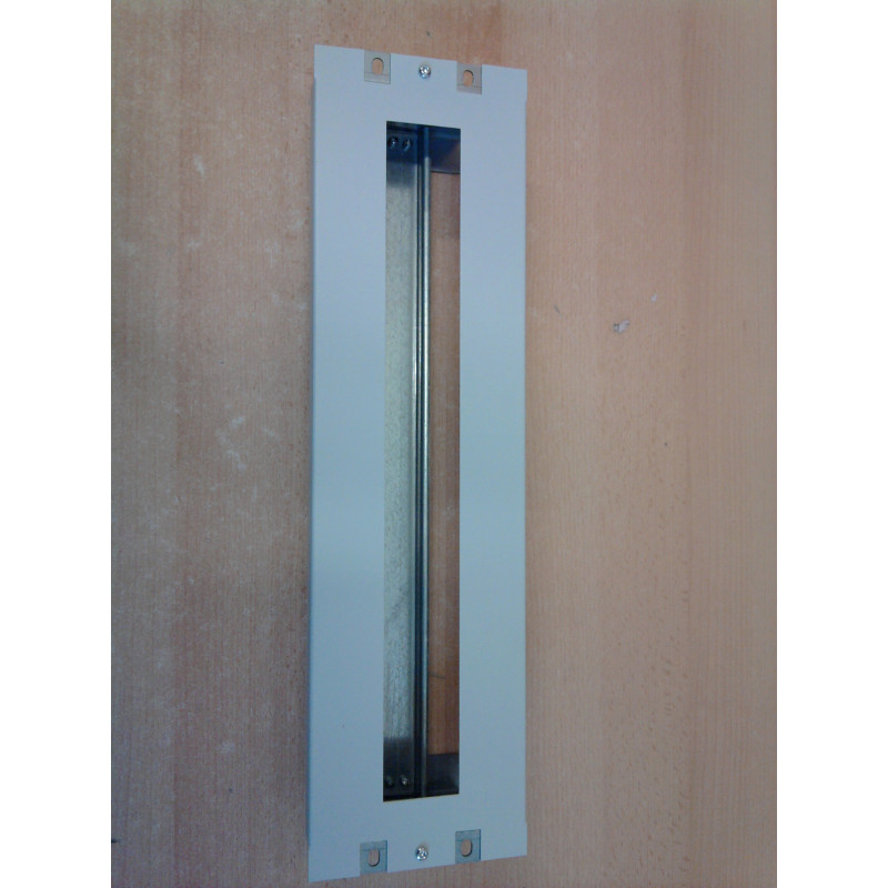 19" inštalačný panel s DIN lištou 3U sivá