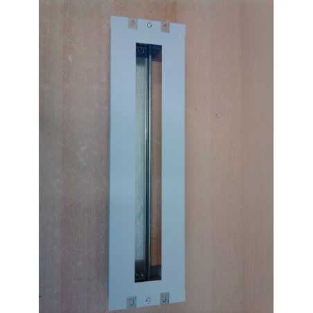 19" inštalačný panel s DIN lištou 3U sivá