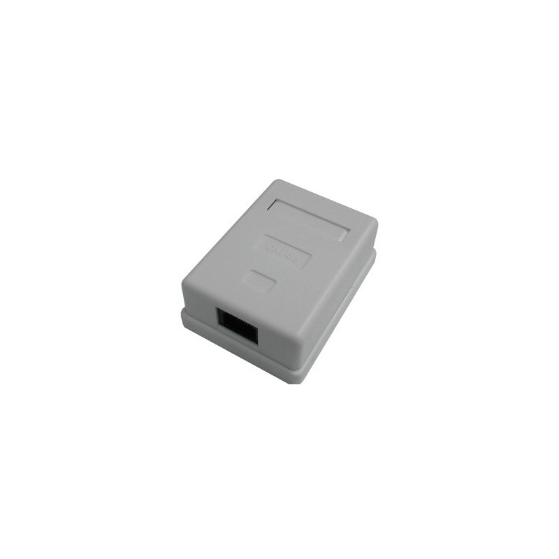 DATACOM Jednozásuvka nad omietku-1xRJ45, Cat5e UTP