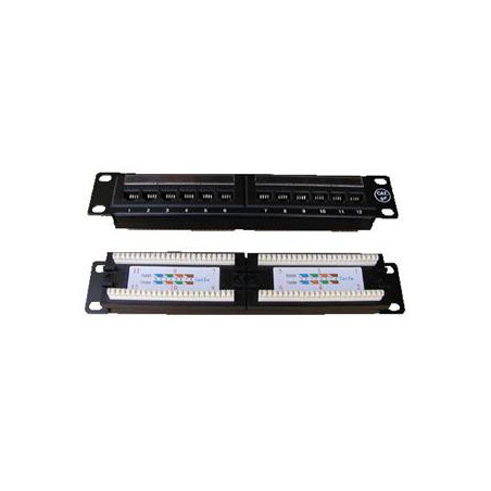 DATACOM Patch panel 10“ UTP cat5e 12portov
