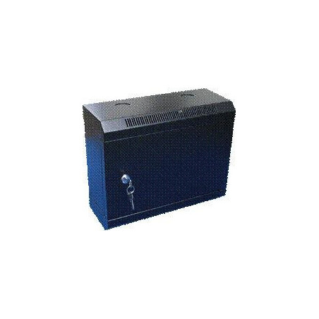 10" rack jednodielny 6U/140 DATACOM čierny plech.dv.