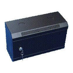 10" rack jednodielny 4U/140 DATACOM čierny plech.dv.