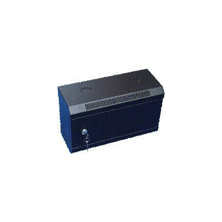10" rack jednodielny 4U/140 DATACOM čierny plech.dv.