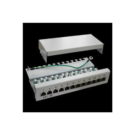 Patch panel Box 12-port Cat5E STP na stenu