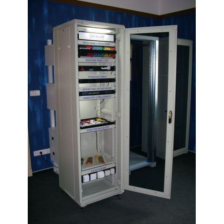 Datacom 19" rack stoj. 42U/600x600 Rozoberateľný