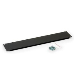 Záslepka 3U do 19" racku čierna