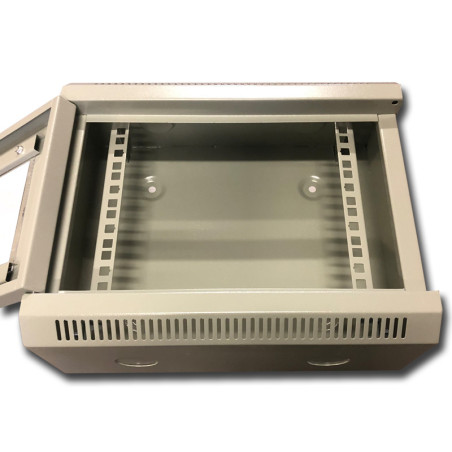 10" rack jednodielny 6U/140 DATACOM Šedý Skl.dv.