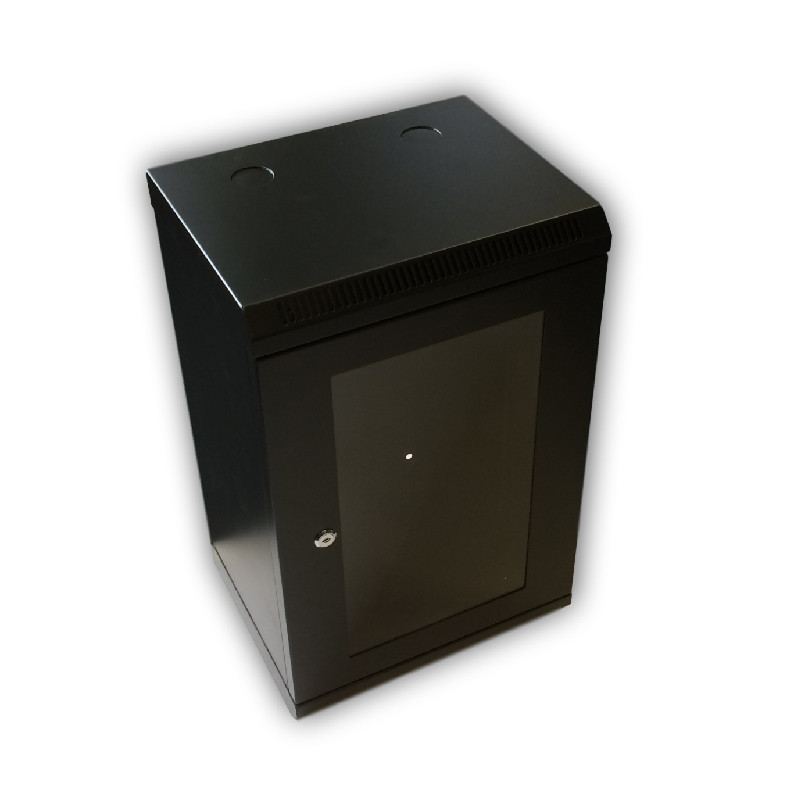 10" rack jednodielny 12U/280 DATACOM čierny Skl.dv.