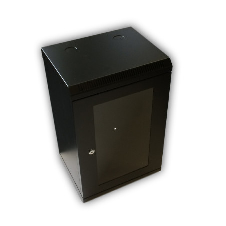 10" rack jednodielny 12U/280 DATACOM čierny Skl.dv.