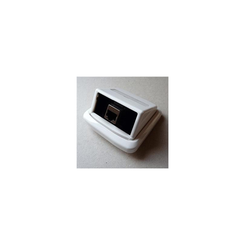 Jednozásuvka ABB TANGO 1xRJ45 cat5e STP biela