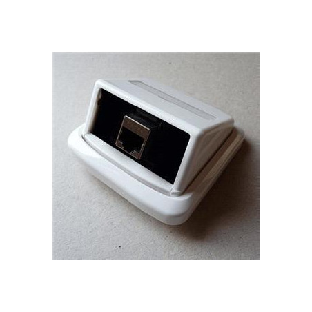 Jednozásuvka ABB TANGO 1xRJ45 cat6 STP biela