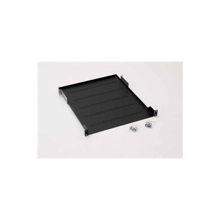 19" polica A1 s perforáciou 450mm, max.40kg čierna
