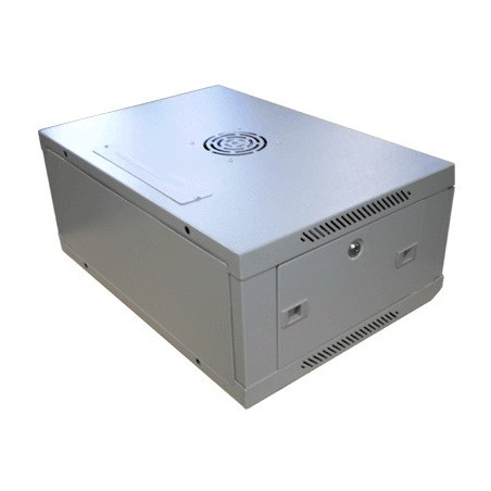 Datacom 19"rozv.jednodielny 4U/ hl.450mm plechové dvere
