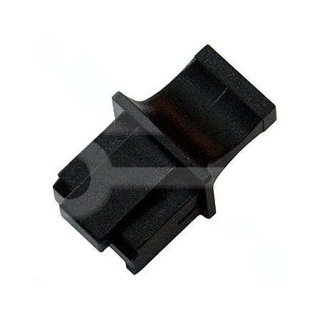 Záslepka pre female konektor RJ45 čierna