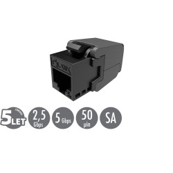 Samorezný keystone Solarix CAT5E UTP SXKJ-5E-UTP-BK-SA