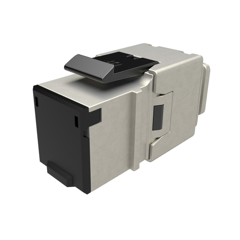 Rýchlozarezávací keystone Solarix CAT5E STP SXKJ-5E-STP-BK-NA