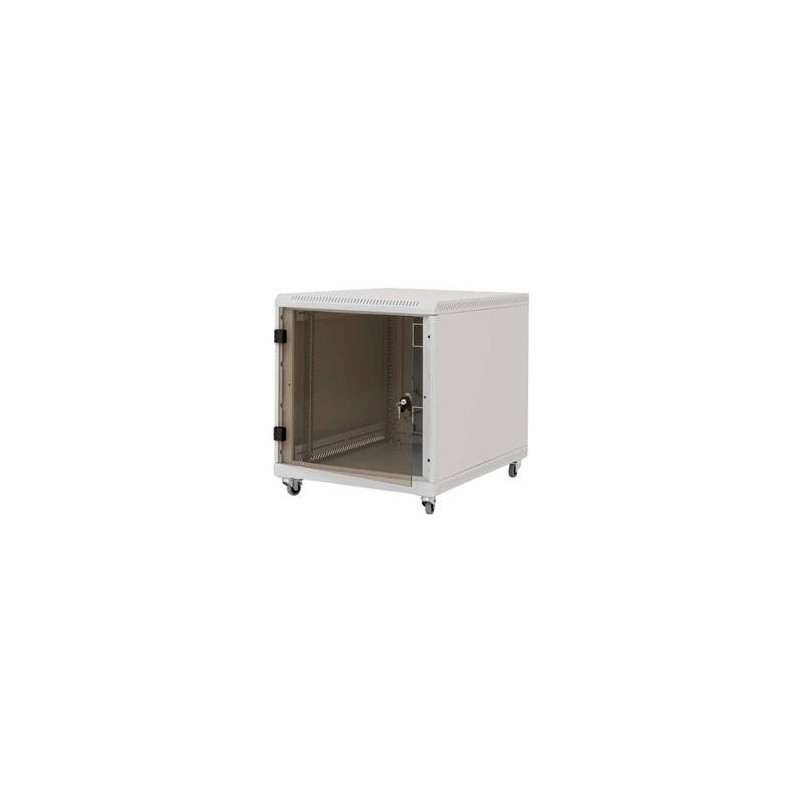 19" kontajner.rozvádzač 12U,hl.1000mm,nosnosť 200kg šedý
