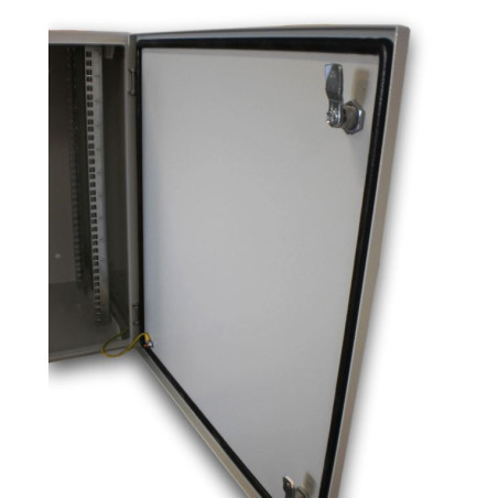 Datacom 19"vonkajší rozvádzač 12U/600x400 IP65 sivý