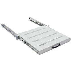 19" výsuvná polica 350mm plnovýsuv, nosnosť 30kg