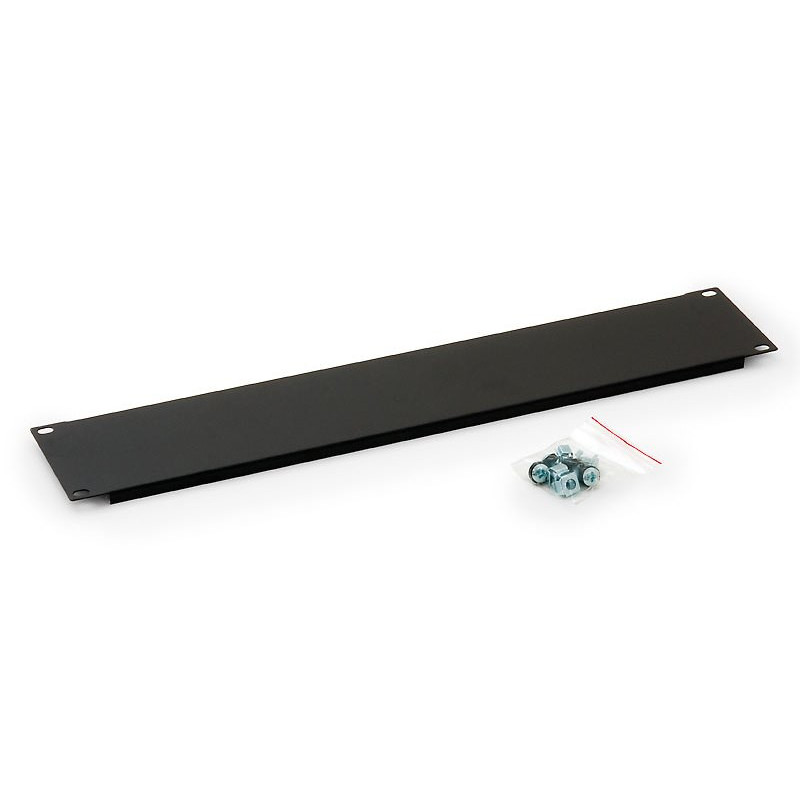 Záslepka 6U do 19" racku čierna