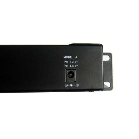POE Gigabitový Patch panel Cat5 19" 12port 1U