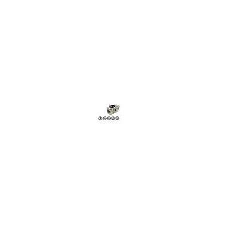 Rýchlozarezávacie keystone Solarix CAT6A STP SXKJ-10G-STP-BK-NA Component Level a 4PPoE certifikácia