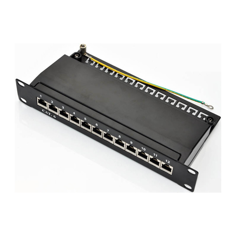 Patch panel 10" STP cat.6 12portov