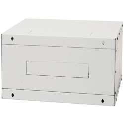 19"rozvádzač jednodiel.12U/400mm FLAT-PACK plech.dv.
