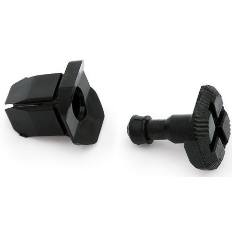 19| záslepka 2U plastový zámok, sito 75%-4mm