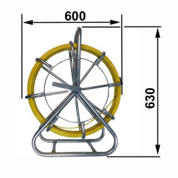 Laminátové naťahovacie péro "kobra" 6mm 100m