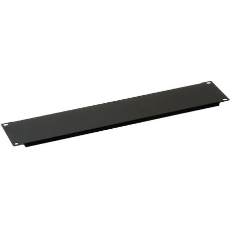 19" záslepka 4U plastový zámok RAL9005 čierna