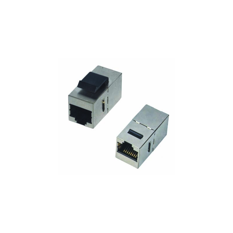 DATACOM Spojka panel STP 2 x RJ45 (8p8c) Cat5e, priama, plast