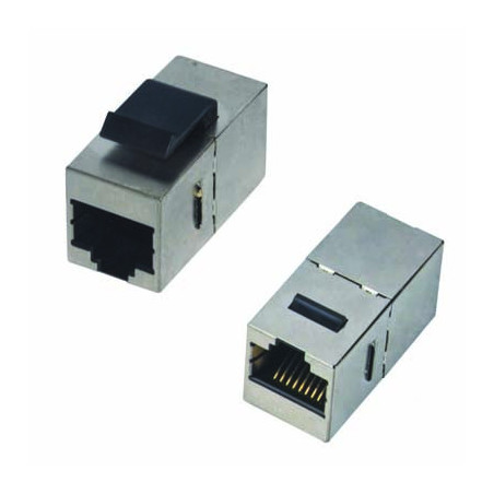 DATACOM Spojka panel STP 2 x RJ45 (8p8c) Cat5e, priama, plast