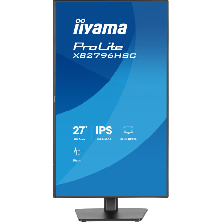 iiyama ProLite/XB2796HSC-B1/27"/IPS/FHD/144Hz/3ms/Čierna/3R