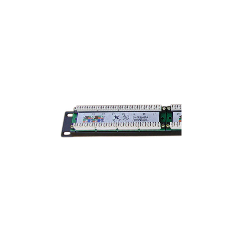 DATACOM Patch panel 24x RJ-45, Cat5e UTP, 1U, 19" LSA