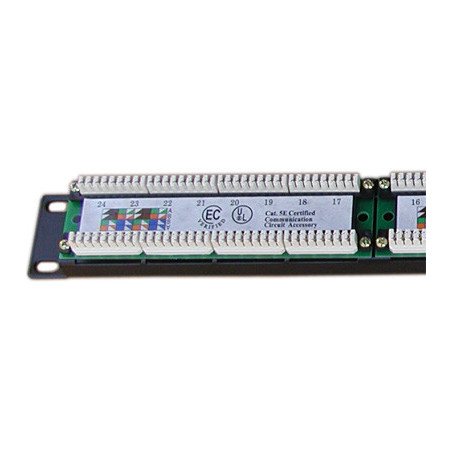 DATACOM Patch panel 24x RJ-45, Cat5e UTP, 1U, 19" LSA