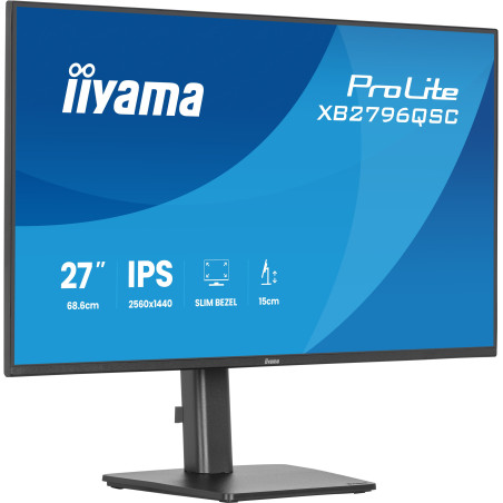 iiyama ProLite/XB2796QSC-B1/27"/IPS/QHD/75Hz/4ms/Čierna/3R