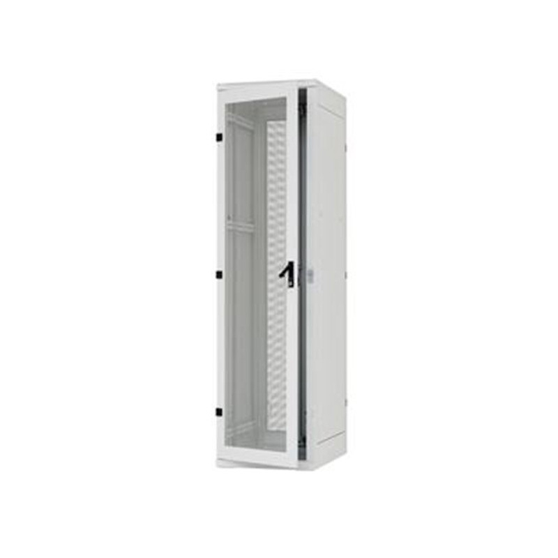 Stojanový rozvádzač 15U (š) 800x (h) 1000, sklenené dvere