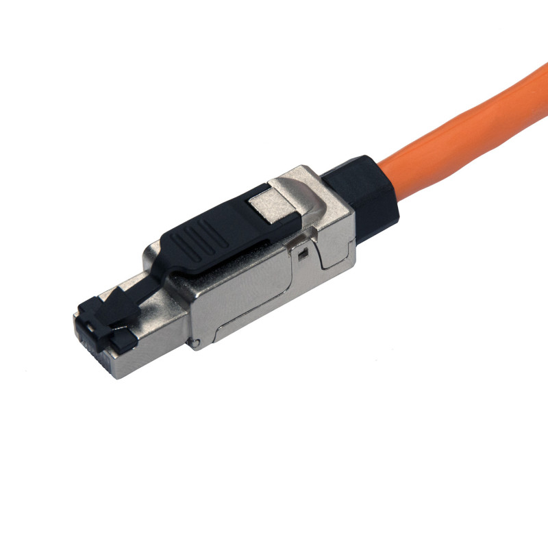 Konektor MPTL univerzálny RJ45 CAT6 STP samorezný SXRJ45-6-STP-BK-SA