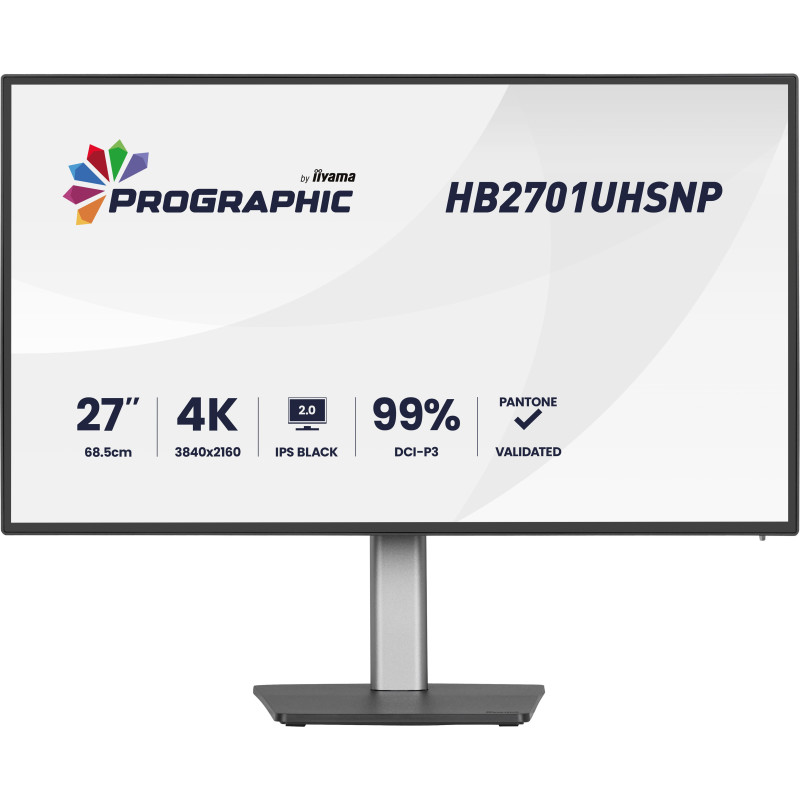 iiyama ProGraphic/HB2701UHSNP-B1/27"/IPS/4K UHD/60Hz/4ms/Čierna/3R