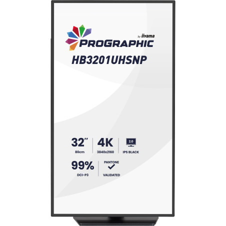 iiyama ProGraphic/HB3201UHSNP-B1/31,5"/IPS/4K UHD/60Hz/4ms/Čierna/3R