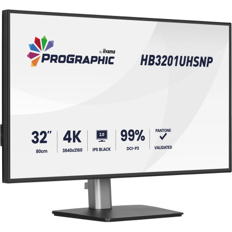 iiyama ProGraphic/HB3201UHSNP-B1/31,5"/IPS/4K UHD/60Hz/4ms/Čierna/3R